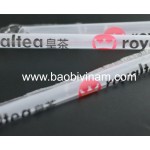 Ống hút bọc màng BOPP in logo